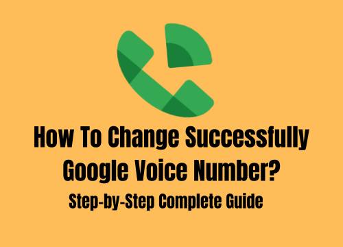 How to change Google Voice number