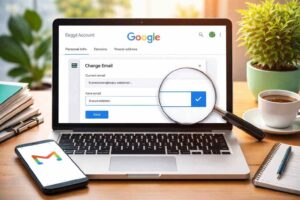 can you change your google email address